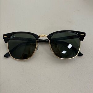 Ray-Ban Classic Black and Gold Sunglasses